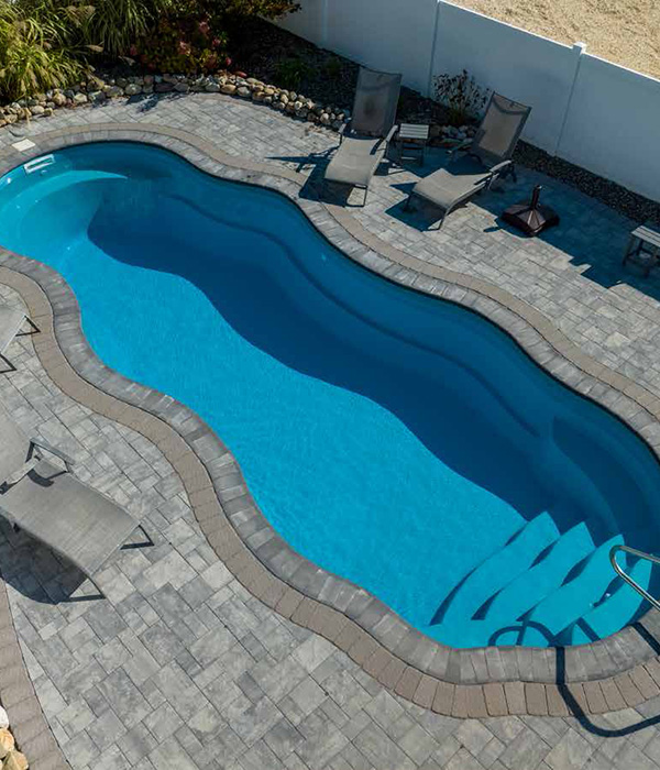 Del Ray Fiberglass Inground Swimming Pool