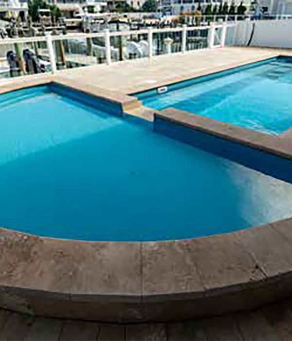 Tanning Ledge for Fiberglass Inground Pool